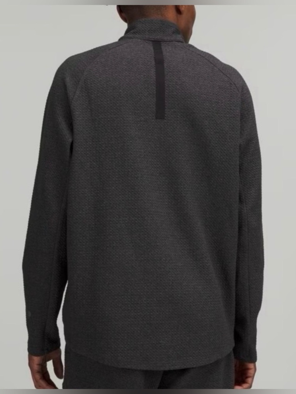 Lululemon At Ease Half-Zip Heathered Black Size XL - Picture 2 of 10